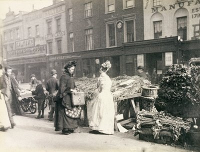 Street Traders in London, The New Cut by Paul Martin